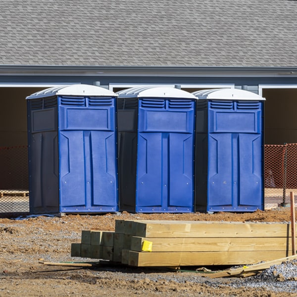 are there any restrictions on what items can be disposed of in the porta potties in Millry